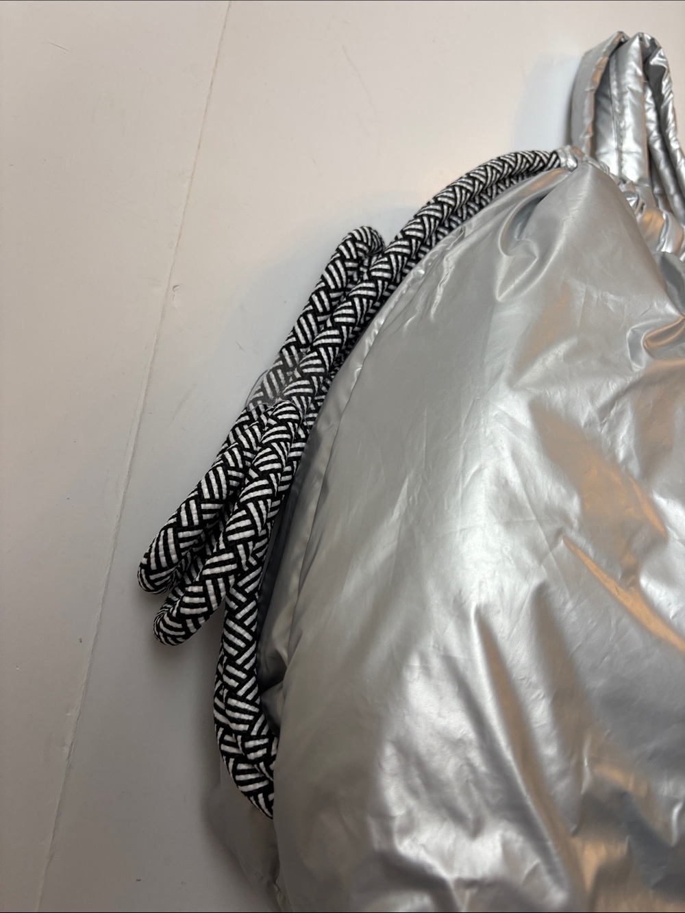 Wildfox Silver Puffer Drawstring Backpack - Picture 6 of 15